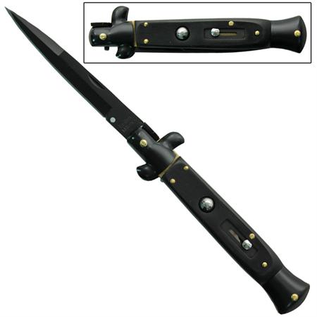 Black Magic Switchblade Automatic Knife