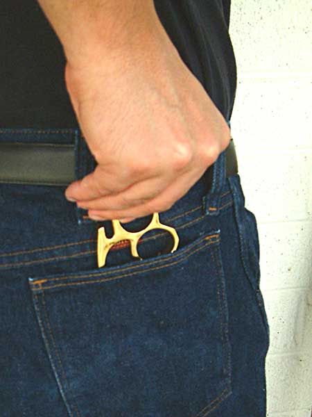  Gold Brass Knuckles, Pocket