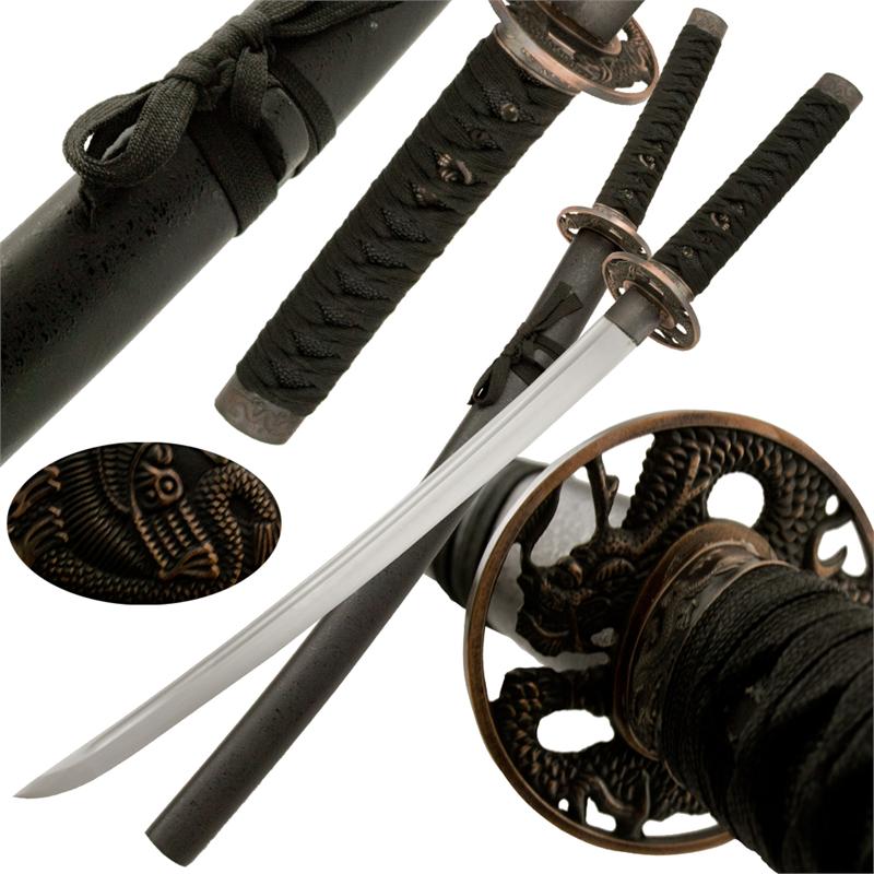 Bronze Buff Samurai Katana Sword