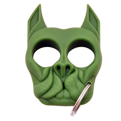 Brutus Self-Defense Keychain ABS Knuckles, Green
