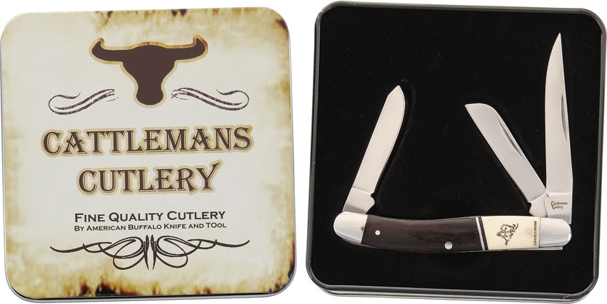 Cattleman's Cutlery CC0001BST Bronco Series Stockman Knife
