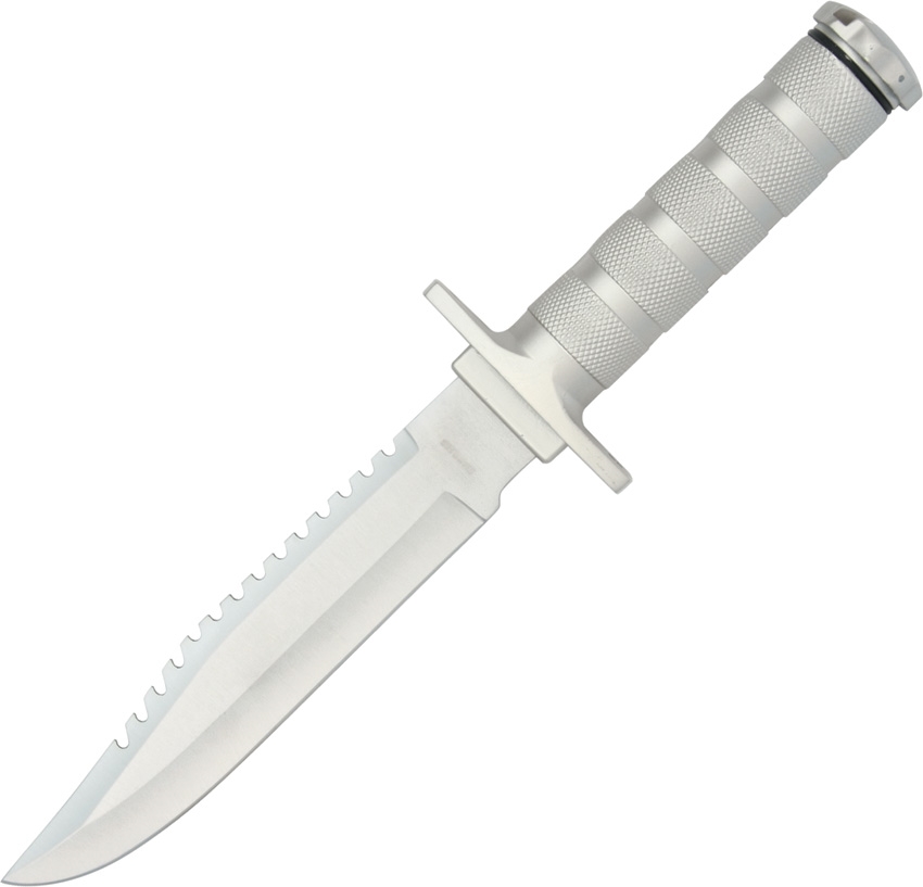 China Made CN210681SL Survival Knife, Silver