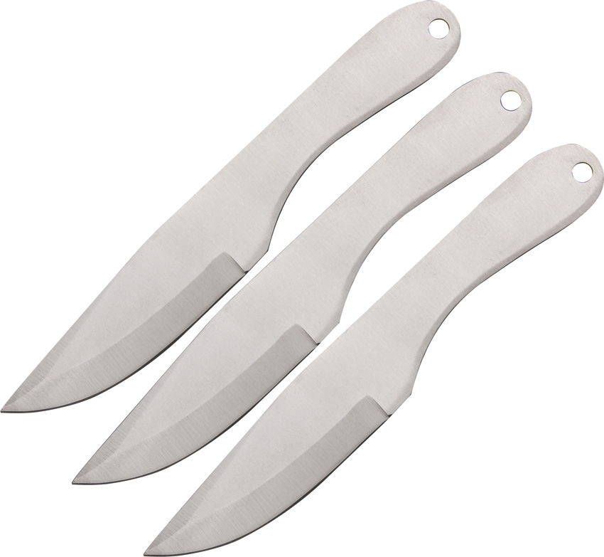 China Made CN21095403 Silver Shadow Triple Set Knives