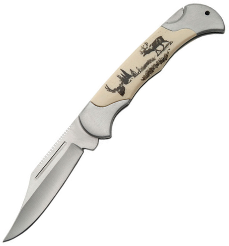 China Made CN211163DE Deer Lockback Knife