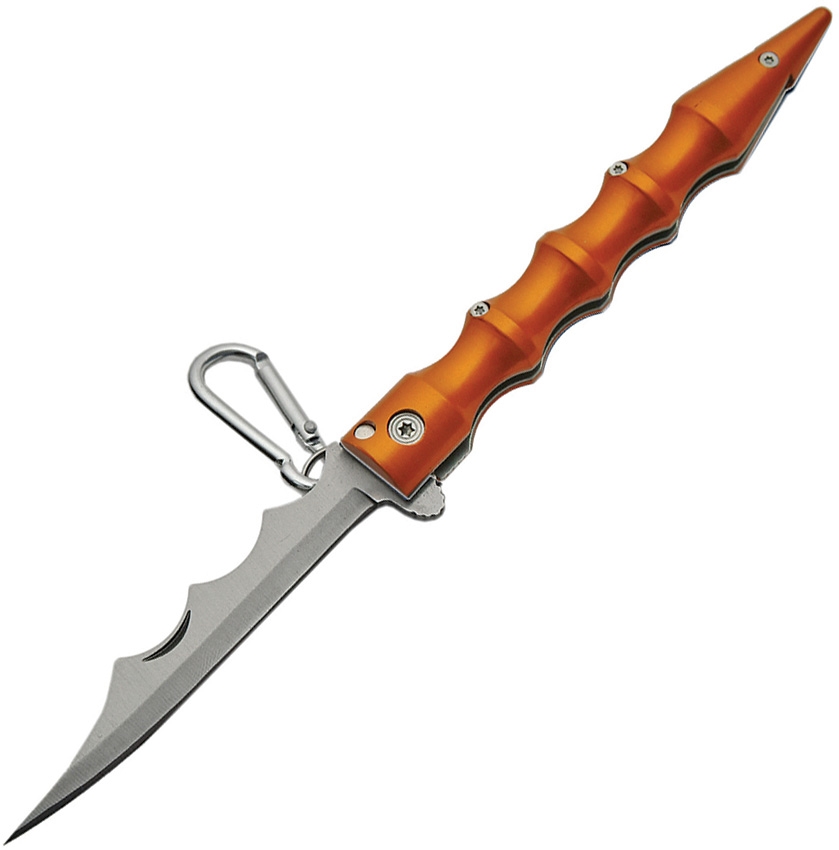 China Made CN211203OR Kubaton Linerlock Knife, Orange