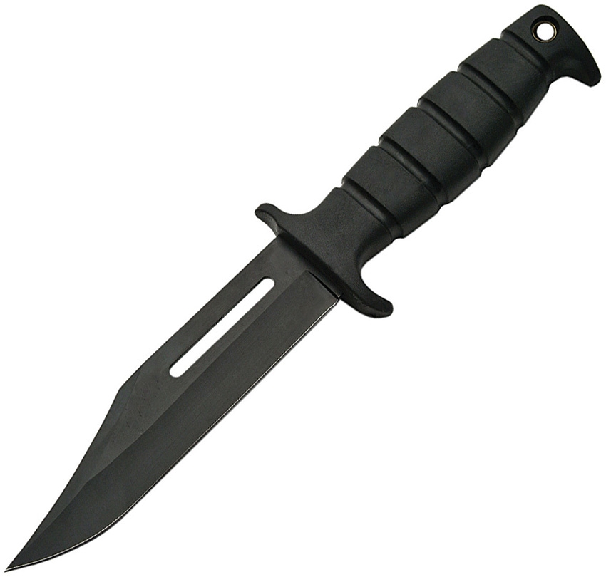 China Made CN211221 Rubber Handle Clip Point Knife