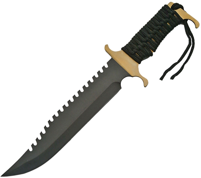 China Made CN211228GD Golden Ridge Bowie Knife