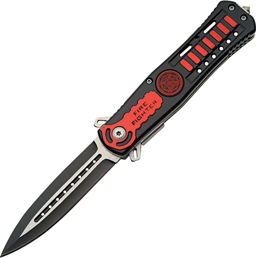 China Made CN300288FF Fire Fighter Linerlock A/O Knife