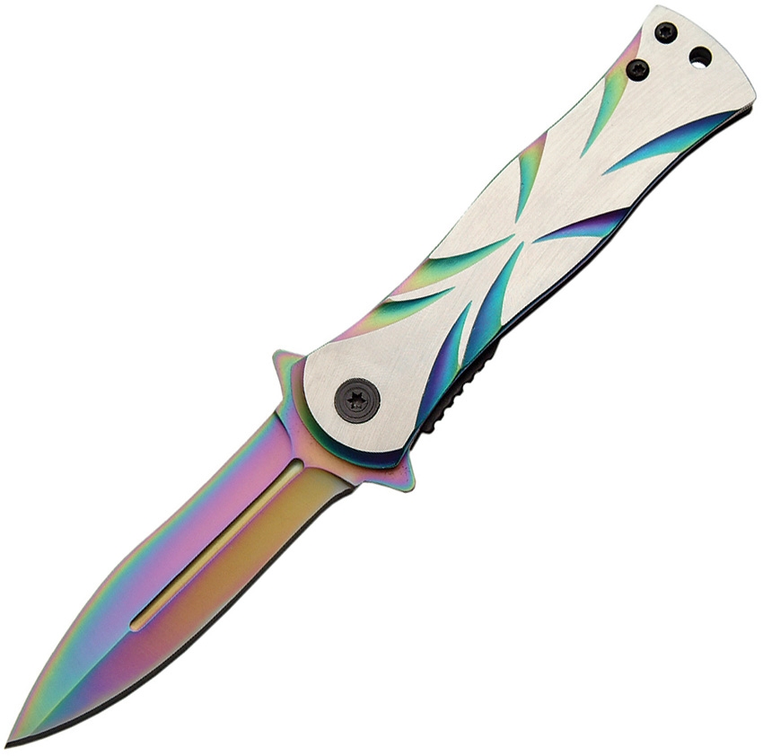 China Made CN300317 Diamond II Knife, Rainbow