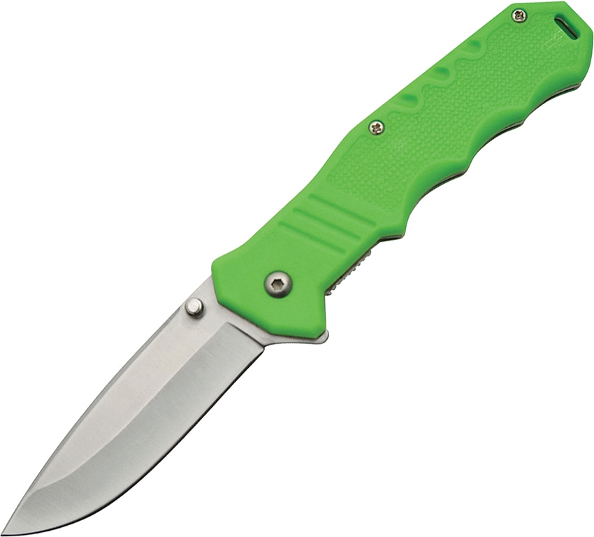 China Made CN300336ZB Linerlock A/O Knife, Green