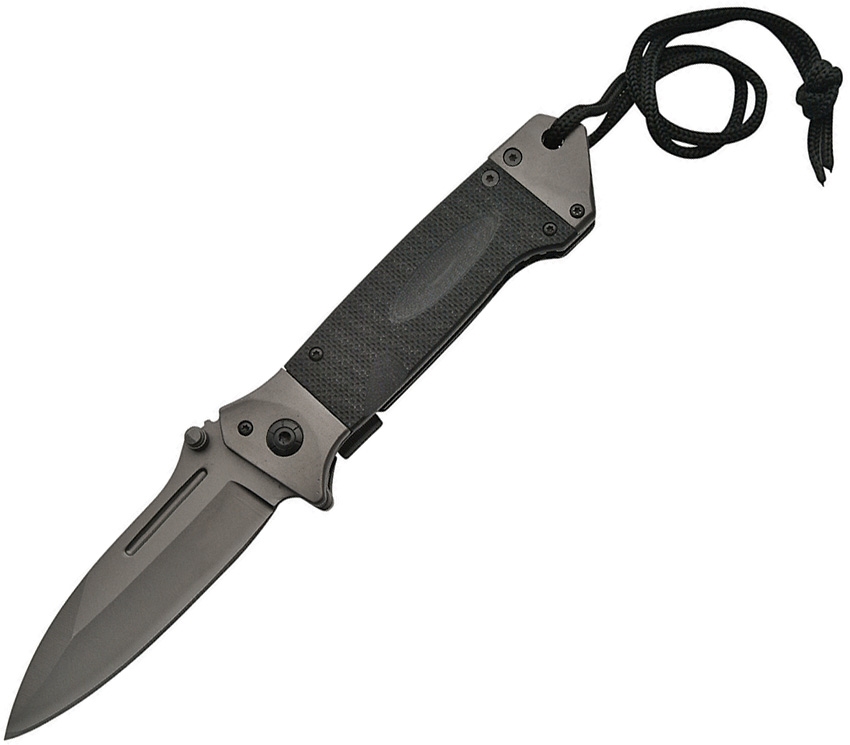 China Made CN300362BK Task Force Linerlock Knife, Black
