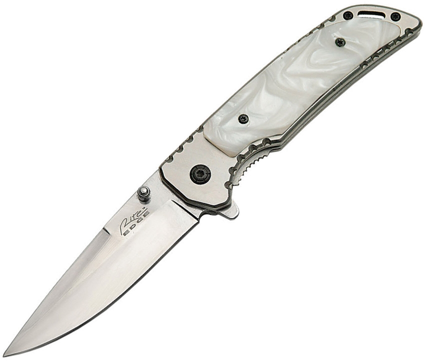 China Made CN300370WH Linerlock A/O Knife, White