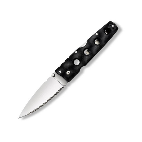 Cold Steel 11HLS Hold Out II, Black G10, Serrated, Clip