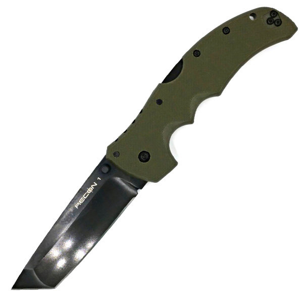 Cold Steel 27TLTVG Recon 1, OD Green G10 Handle
