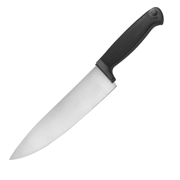 Cold Steel 59KCZ Chef's Knife, Black Kraton Handle