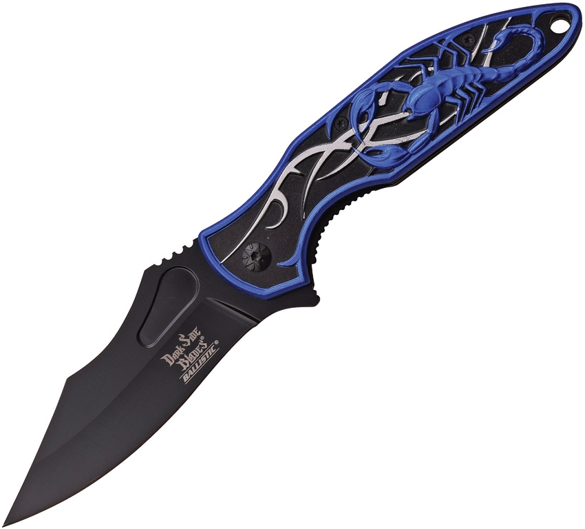 Dark Side DSA048BL Scorpion Linerlock A/O Knife, Blue