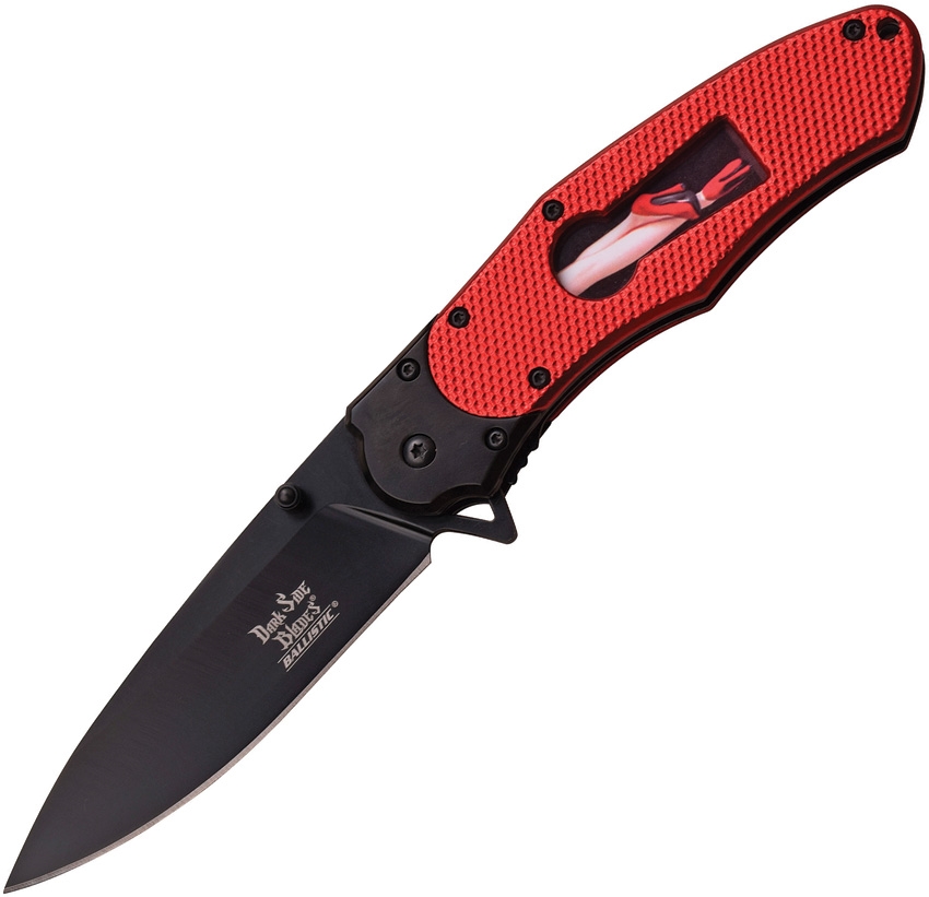 Dark Side DSA050RD Keyhole Linerlock A/O Knife, Red