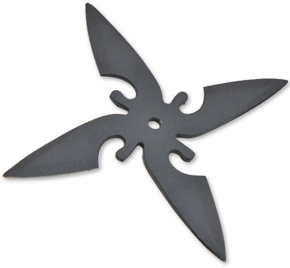 Deadly Assassin Stainless Steel Throwing Stars FC-204-BK