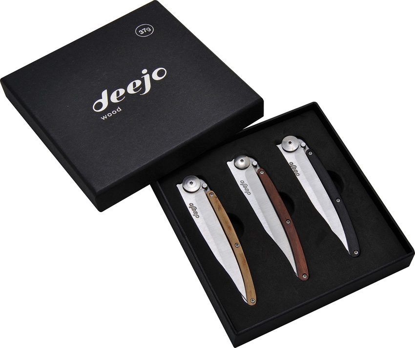 Deejo DEE002 Display Box Knife, Wood