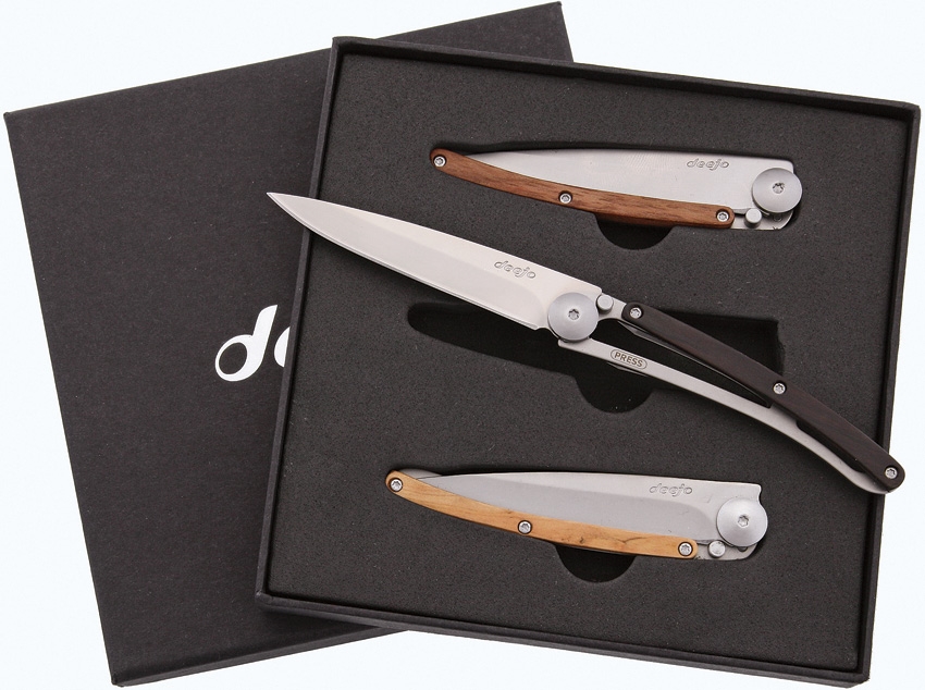 Deejo DEE013 Display Box Knife, Wood