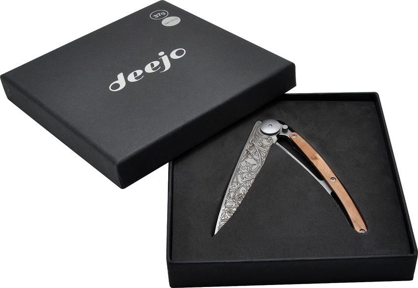 Deejo DEE027 Display Box Knife, Tattoo