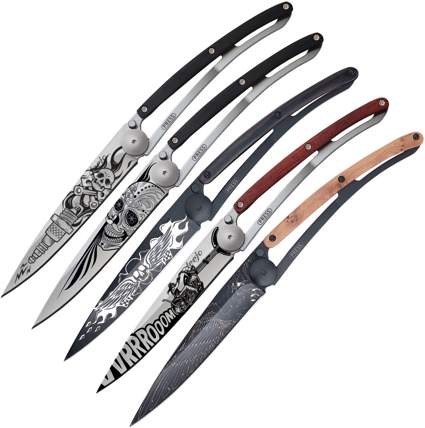 Deejo DEE038 Display Box Biker Knives