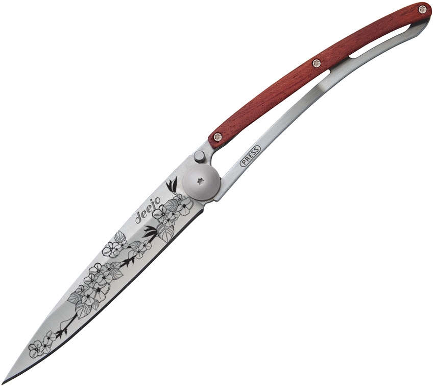 Deejo DEE1CB017 Cherry Blossom Rosewood Knife