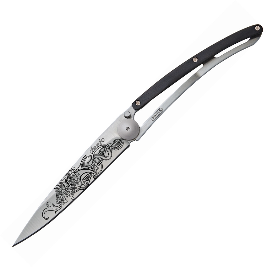 Deejo DEE1CB019 Viking Dragon Granadilla Knife