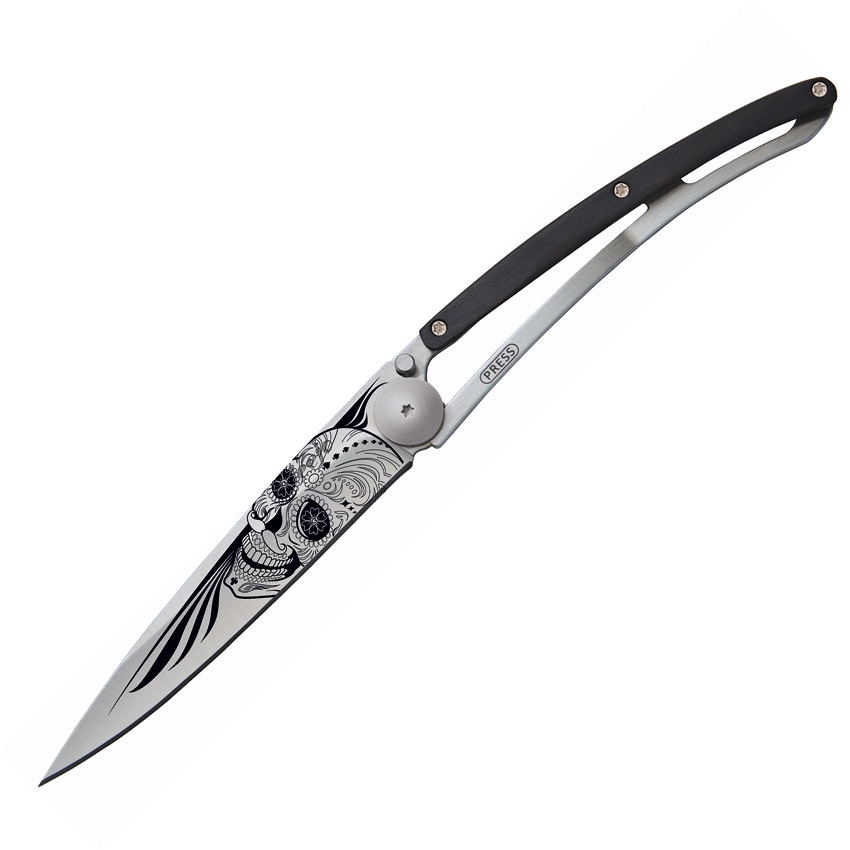 Deejo DEE1CB021 Biker Latino Skull Knife