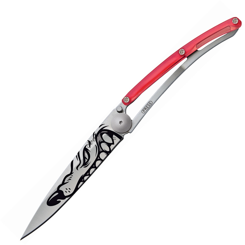 Deejo DEE1CB024 Street Winter Knife, Red