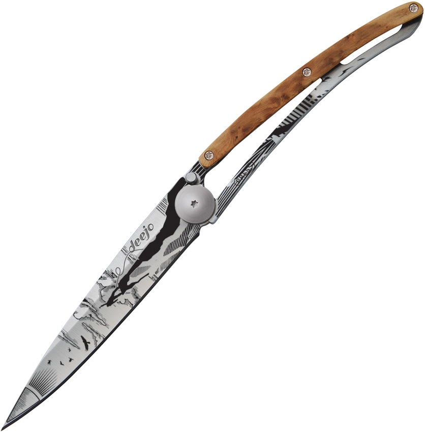 Deejo DEE1CB031 Tattoo Juniper Climb Knife