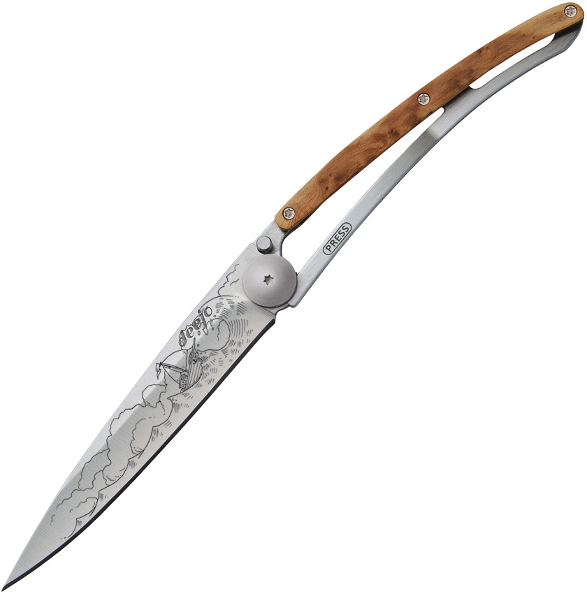 Deejo DEE1CB033 Tattoo Juniper Open Sea Knife