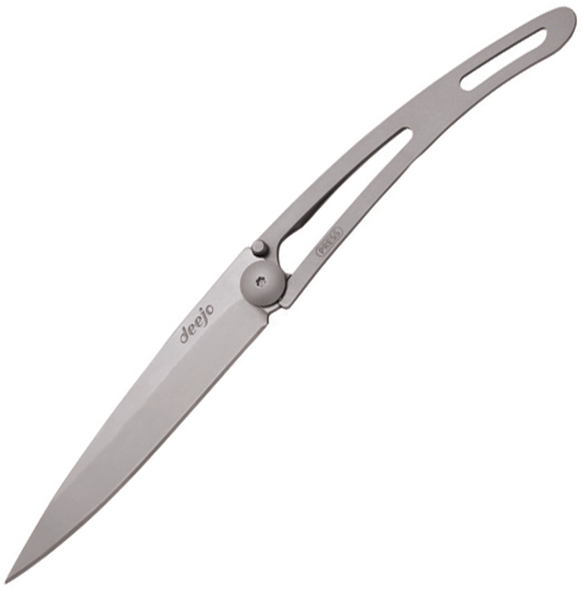 Deejo DEE1CN000 Linerlock Knife, Stainless