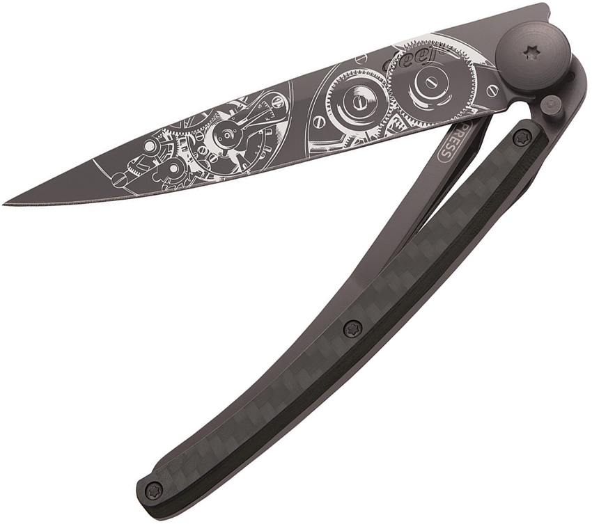 Deejo DEE1GC010 Tattoo Watchmaker CF Knife