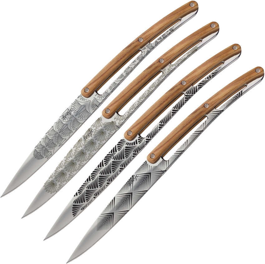 Deejo DEE4AB012 Steak Art Deco Knives