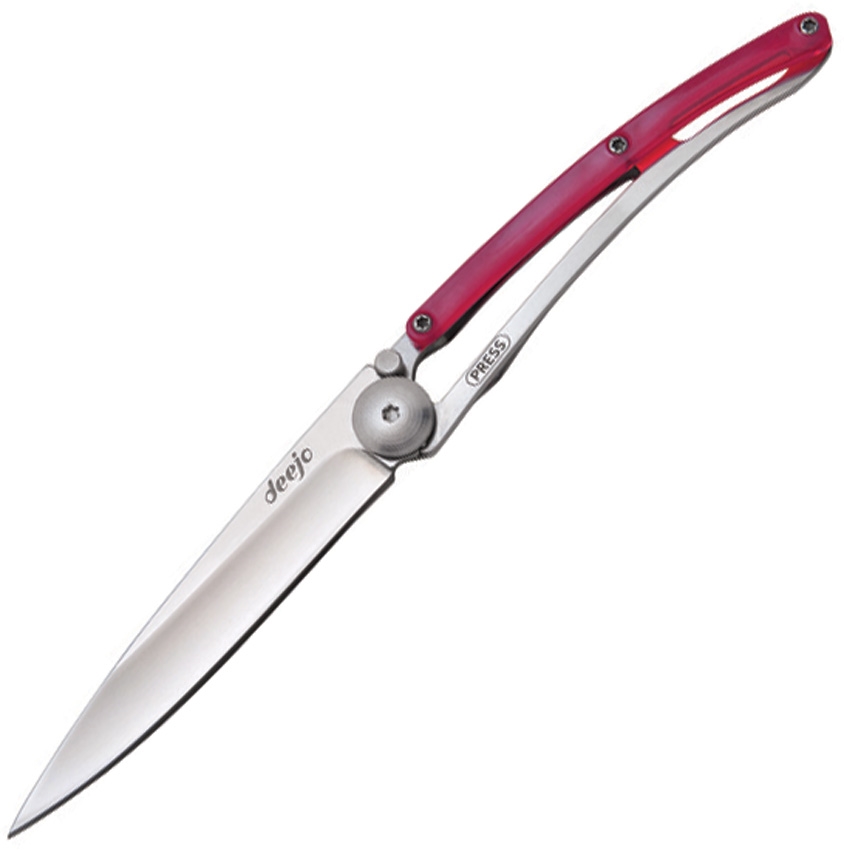 Deejo DEE9AP007 Linerlock Knife, Pink