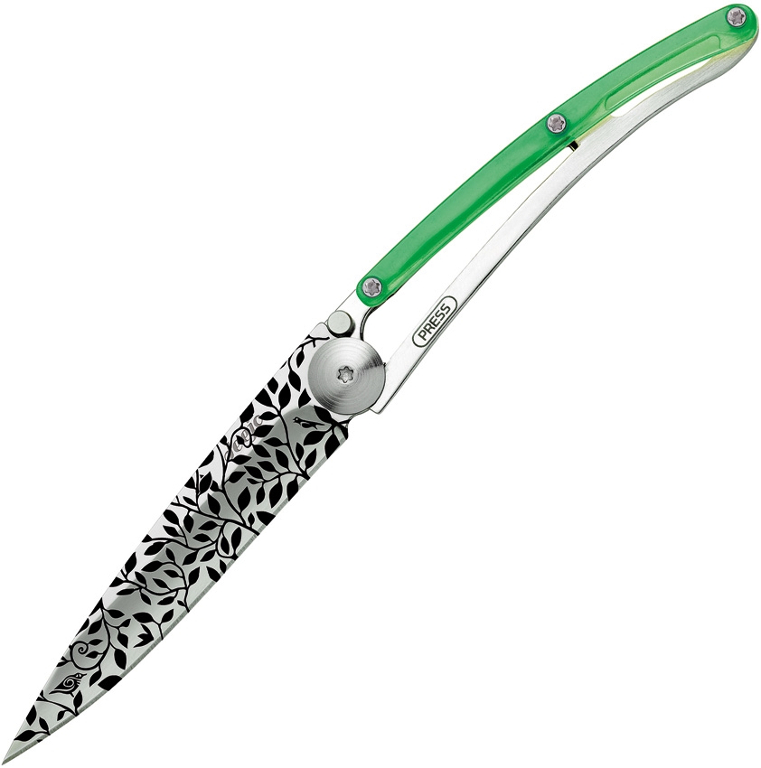 Deejo DEE9AP021 Tattoo Nature Knife, Green