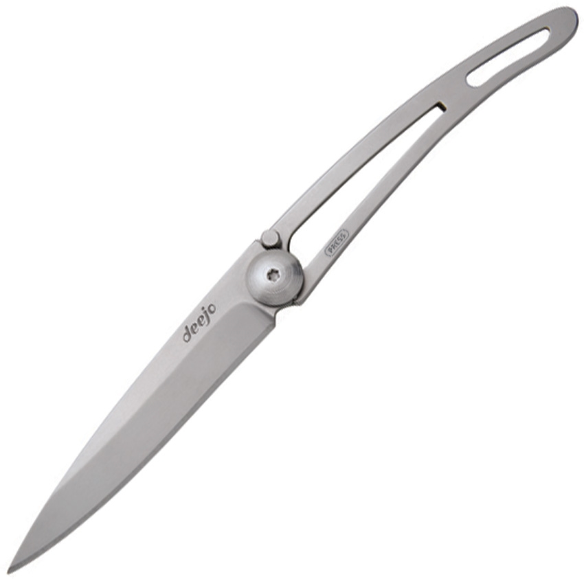 Deejo DEE9CN000 Linerlock Knife, Stainless