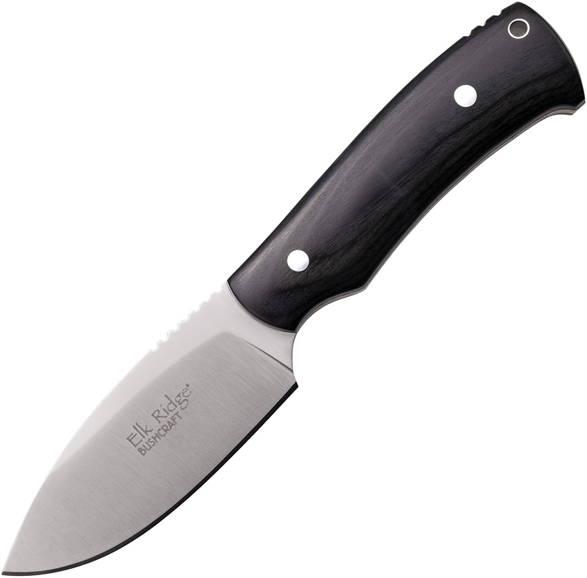 Elk Ridge ER551BK Fixed Blade Knife, Black