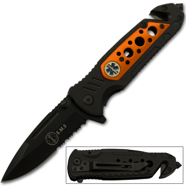 EMS Spring Assisted Tactical Knife