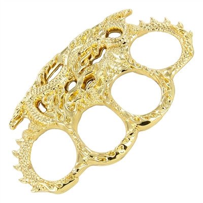 Enter the Dragon Brass Knuckles, Gold