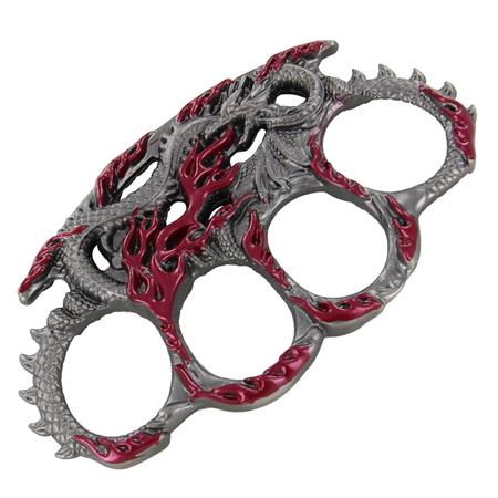 Enter the Dragon Brass Knuckles, Maroon