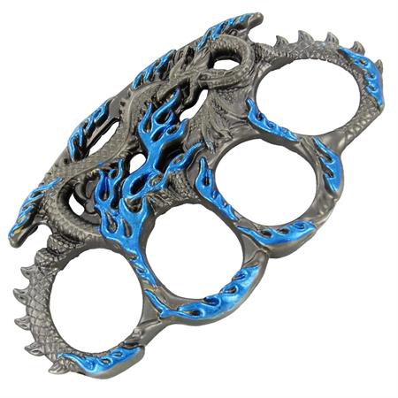 Enter the Dragon Brass Knuckles, Metallic Blue