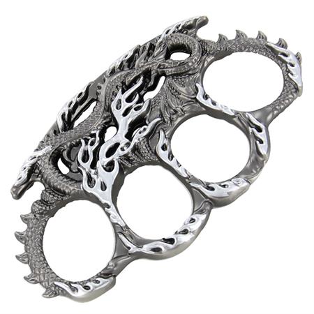Enter the Dragon Brass Knuckles, Summit Gray