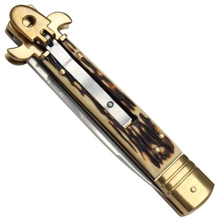 Golden Stag Stiletto Leverletto Automatic Knife