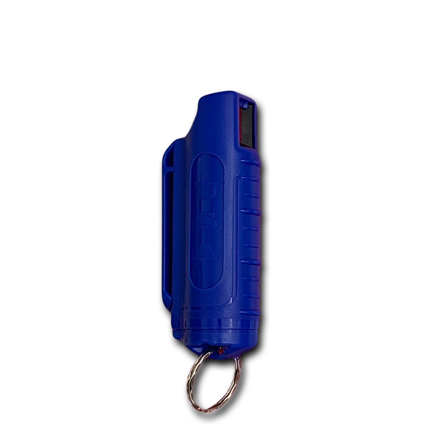 1/2 Ounce Leather Pouch Keychain Pepper Spray, Blue