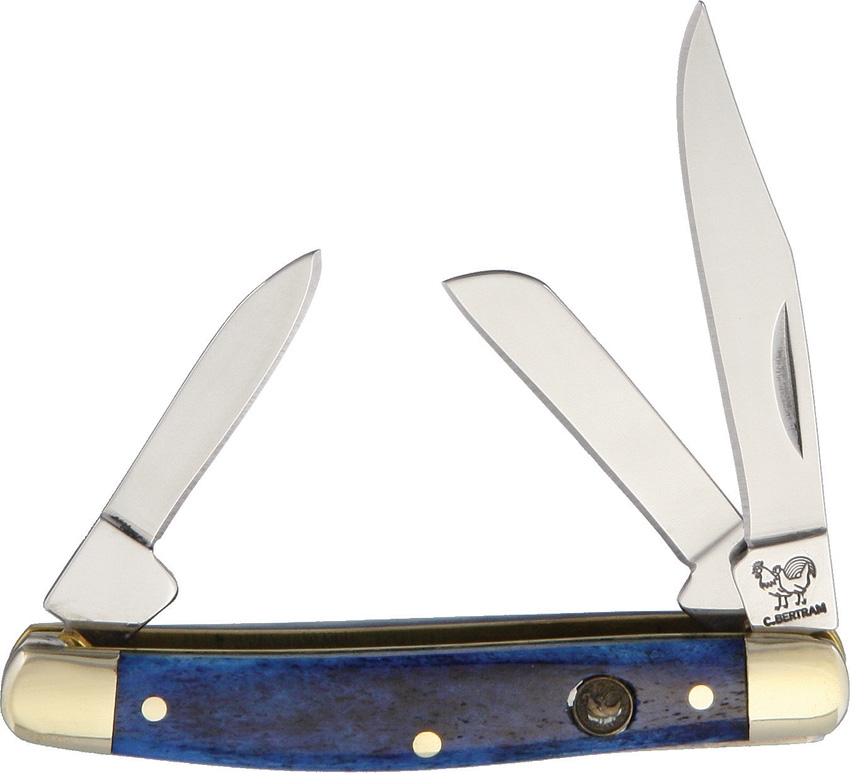 Hen and Rooster HR303CB Small Stockman Cobalt Blue Knife