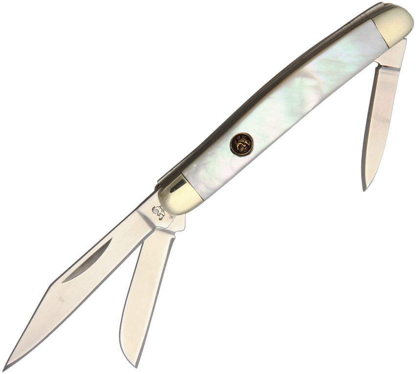Hen and Rooster HR303MOP Small Stockman Mother of Pearl Knife