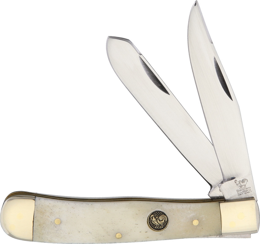 Hen and Rooster HR312WSB Trapper White Smooth Bone Knife