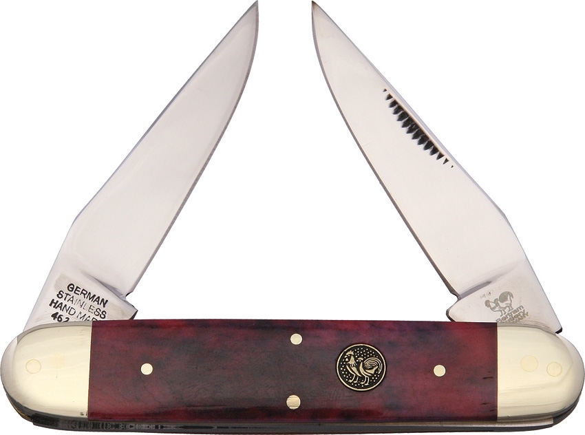 Hen and Rooster HR462BRB Muskrat Brown Smooth Bone Knife